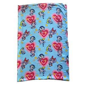 Y2K VTG Powerpuff Girls Cartoon Network Twin Sz Sheet Blossom Bubbles Buttercup